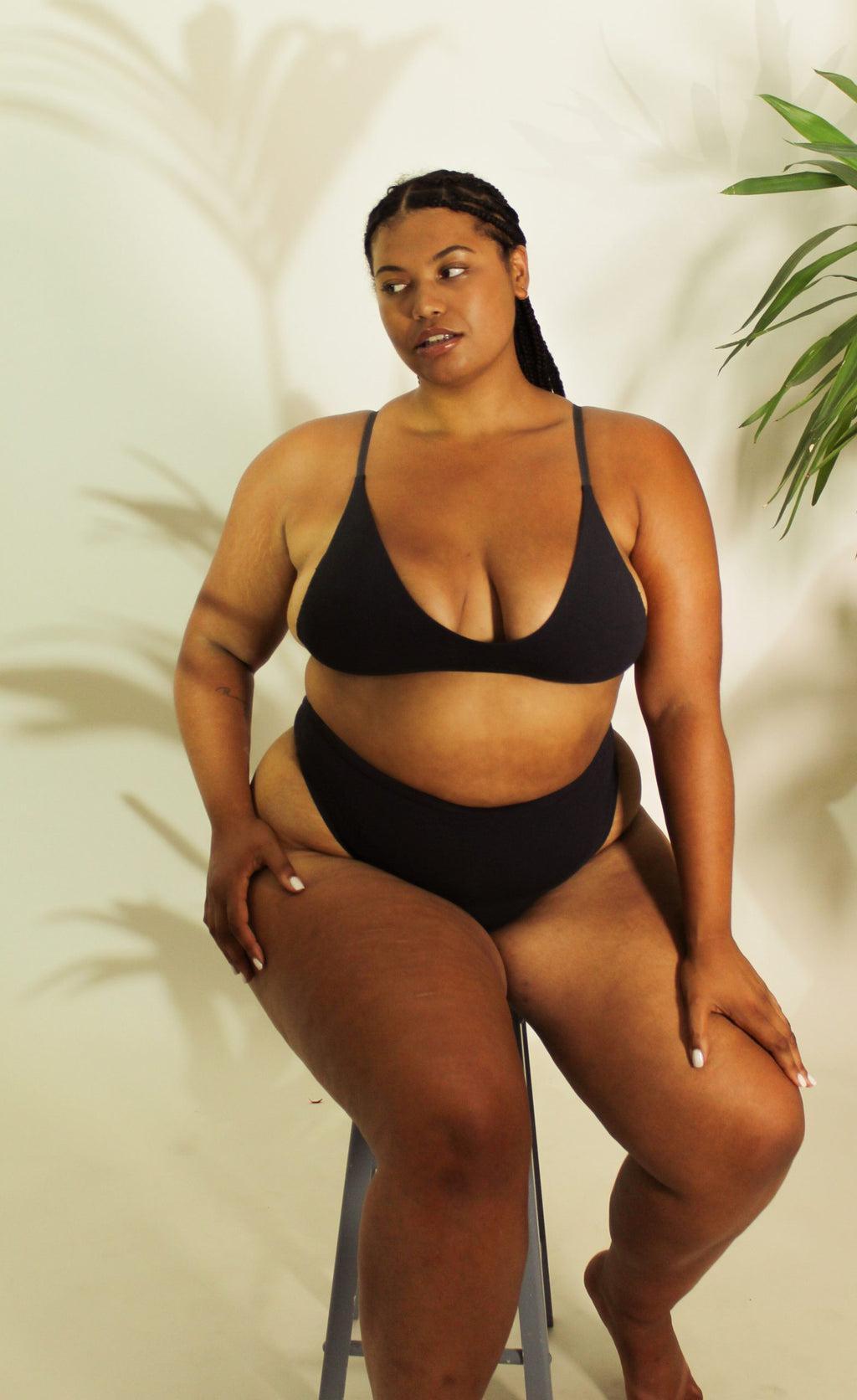 Shanta Bikini Bra- Vetiver Blend