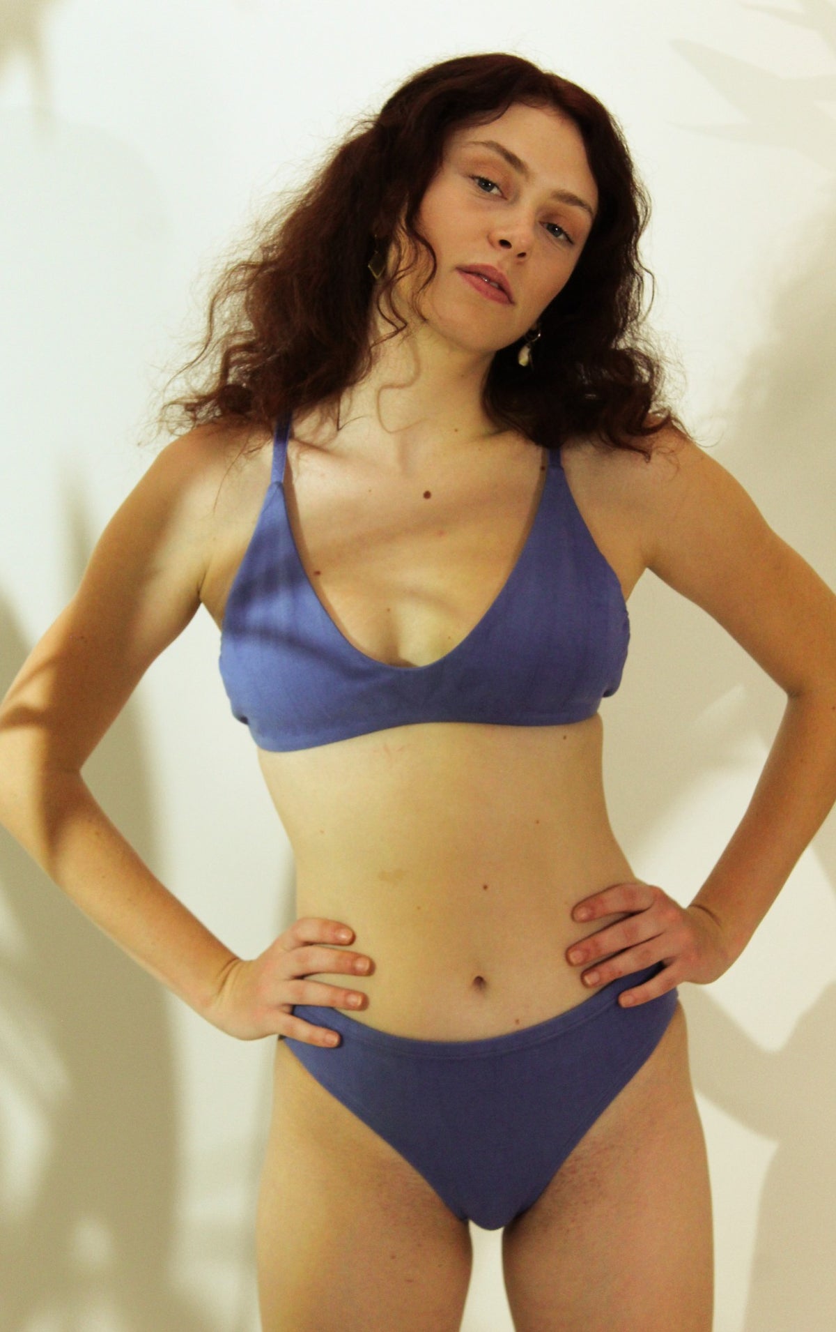 Shanta Bikini Bra- Indigo Flower Blend
