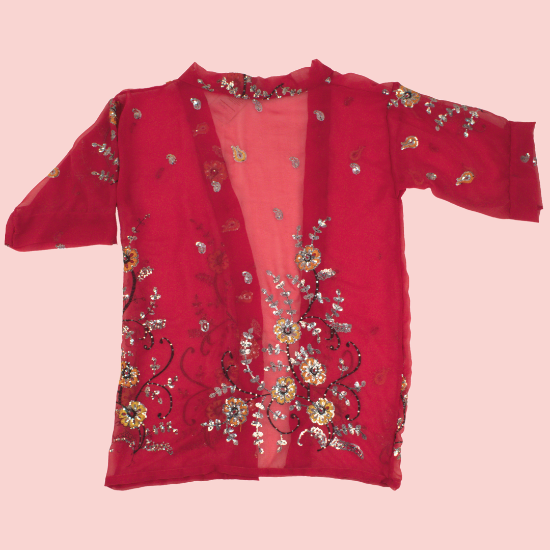 ‘Kaynat’ Kover Me Kindly Kimono in FUSCHIA